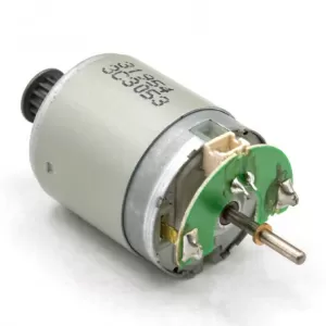 MOTD12V موتور دایره ای DC 12V جانسون سایز 32x28mm انکودرخور- اورجینال