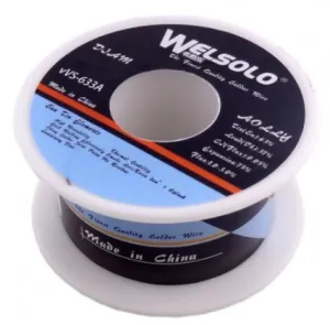SLA40 سیم لحیم 0.3mm 40gr مارک Welsolo- اورجینال SLA40 سیم لحیم 0.3mm 40gr مارک Welsolo- اورجینال