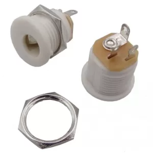 CKFNA103 JPOL جک آداپتور پلاستیکی رو جعبه ای سفید
