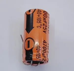 4700UF25V خازن 4700 میکروفاراد 25 ولت - خازن الکترولیت 4700UF25V خازن 4700 میکروفاراد 25 ولت - خازن الکترولیت