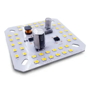 DOB 50W مربعی خازن دار سفید 66mm - اورجینال