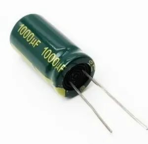 1000UF25V خازن 1000 میکروفاراد 25 ولت - خازن الکترولیتی 1000UF25V خازن 1000 میکروفاراد 25 ولت - خازن الکترولیتی