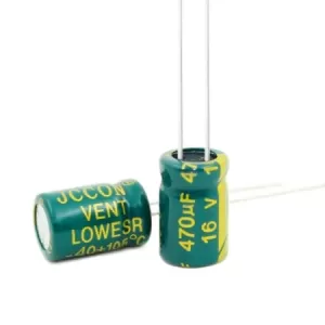 470UF16V خازن 470 میکروفاراد 16 ولت - خازن الکترولیتی 470UF16V خازن 470 میکروفاراد 16 ولت - خازن الکترولیتی