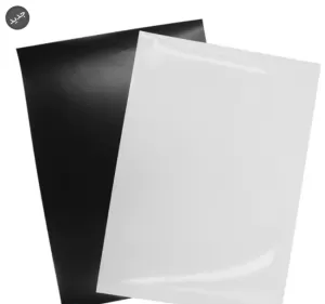 آهنربا ورق مگنت (White PVC Shiny) 600✘400✘0.5 - اورجینال