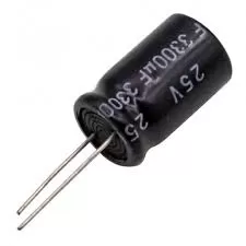 3300uf25v خازن 3300 میکروفاراد 25 ولت - خازن الکترولیتی 3300uf25v خازن 3300 میکروفاراد 25 ولت - خازن الکترولیتی